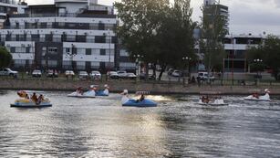 Carlos Paz paisaje nublado.
