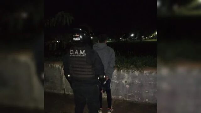 Joven con frondoso prontuario delictivo fue detenido en Garupá.