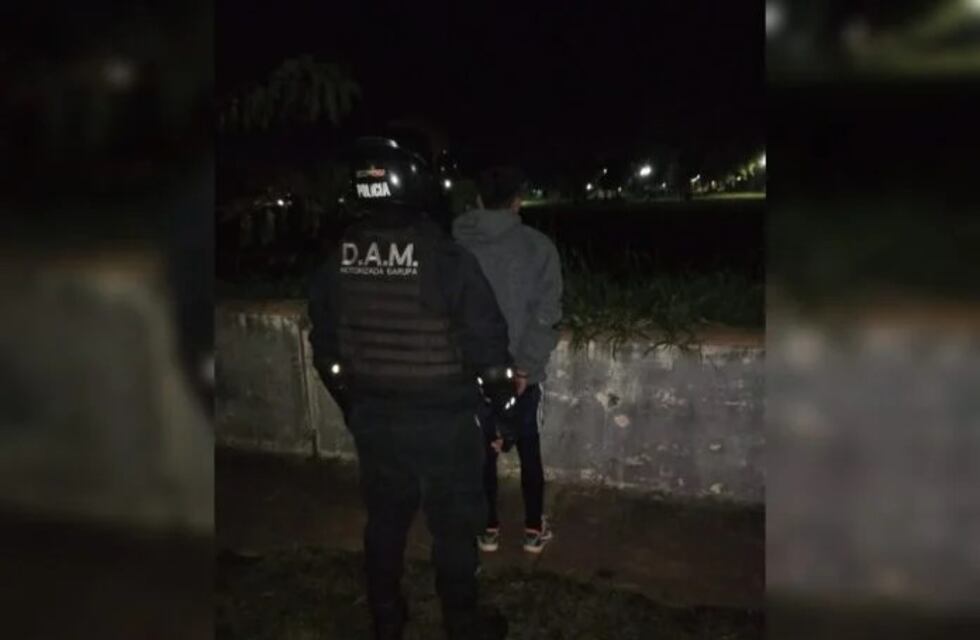 Joven con frondoso prontuario delictivo fue detenido en Garupá
