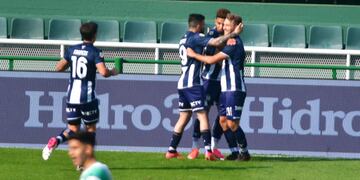 El gol de Ángelo Martino fue el 1 a 0 de Talleres ante Banfield. (Federico López Claro / La Voz).