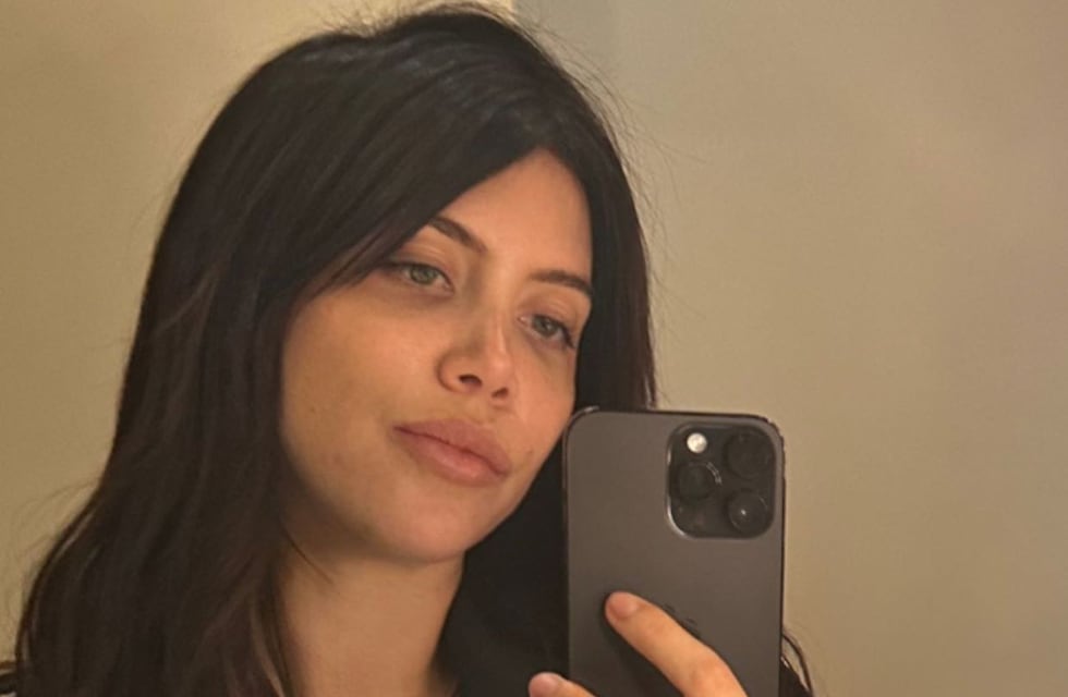 El particular look deportivo de Wanda Nara para llevar a sus hijos al colegio