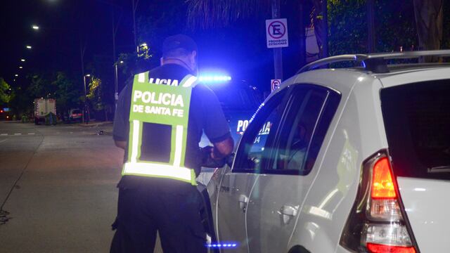 Controles de circulación nocturna en Rosario (Gobierno de Santa Fe)