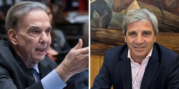 Miguel Ángel Pichetto y Luis Caputo