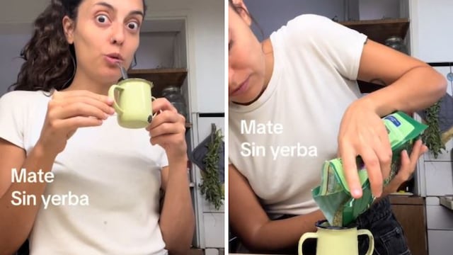 ¿Mate sin yerba?: la extraña receta viral de TikTok ideal para combatir los problemas digestivos.
