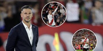 Martín Demichelis habló de sus delanteros cordobeses.