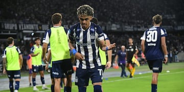 Ronaldo Martínez se estrenó como goleador de Talleres.