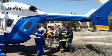 Accidente vial en San Carlos deja grave a un hombre.