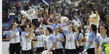 Las Águilas campeonas mundiales.