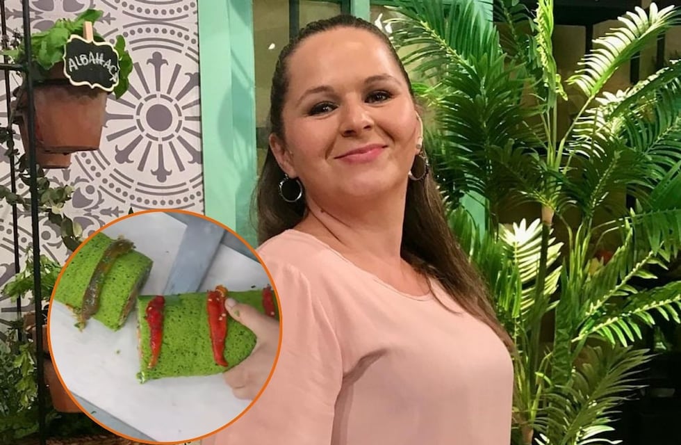 Cómo hacer pionono salado y color verde para estas Fiestas: la receta infalible de Gladys Olazar, de Cocineros Argentinos