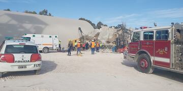 Tragedia. El drama ocurrió en el viejo predio de la firma Holcim. (Policía)