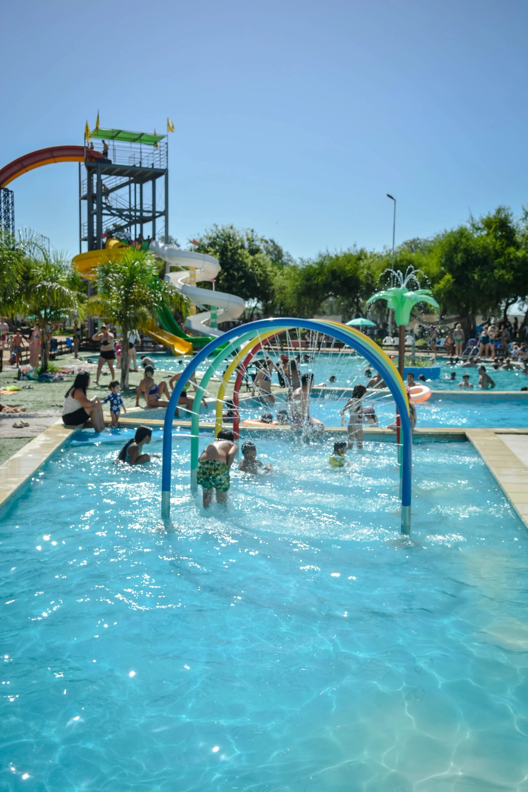 Parque acuático del complejo El Norte.