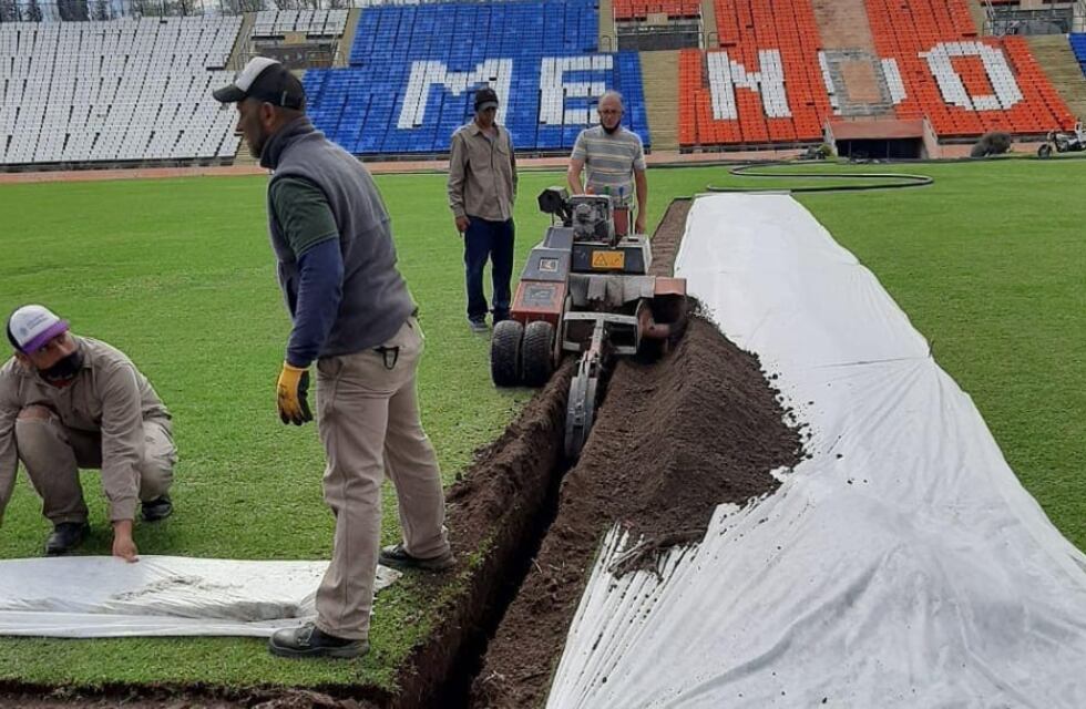 Intensifican los trabajos de remodelación en el Malvinas Argentinas