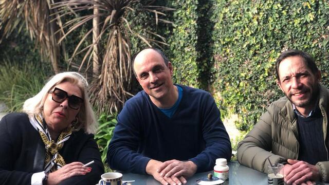 Elisa Carrió se reunió con José Corral en la ciudad de Santa Fe.