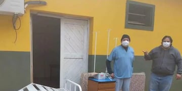 El Hospital local de Puerto Libertad recibió donación de la Municipalidad. Foto: Miguel Garcete