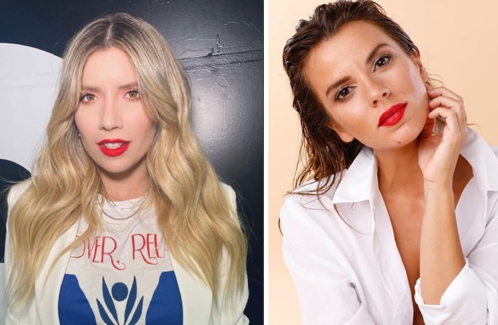 Tendencia en furor: Gimena Accardi y Laurita Fernández apostaron por la misma microbikini bicolor