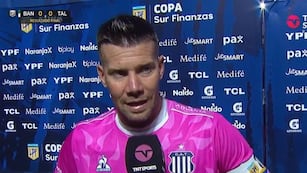 Guido Herrera, arquero y capitán de Talleres, habló luego del empate de la "T" ante Banfield, por la jornada 11 de la Copa de la Liga Profesional. (Captura de pantalla)