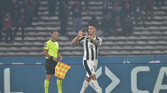 Lucas Suárez anotó su primer gol en Talleres. Sufrió un desgarro y se pierde al menos tres fechas (Facundo Luque / La Voz).