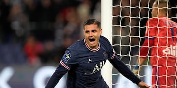 Mauro Icardi se ausentó en la práctica del PSG. (AP)