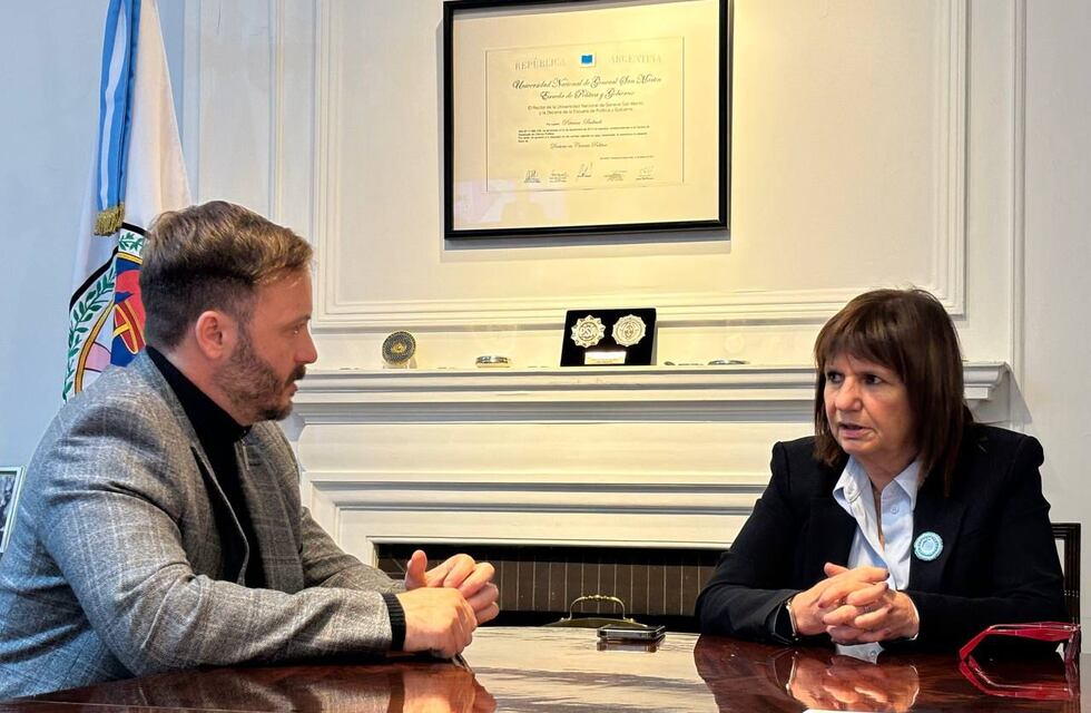 Concordia: el intendente Azcué se reunió con la ministra de seguridad Patricia Bullrich