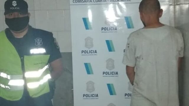 Golpeó a una mujer y fue aprehendido
