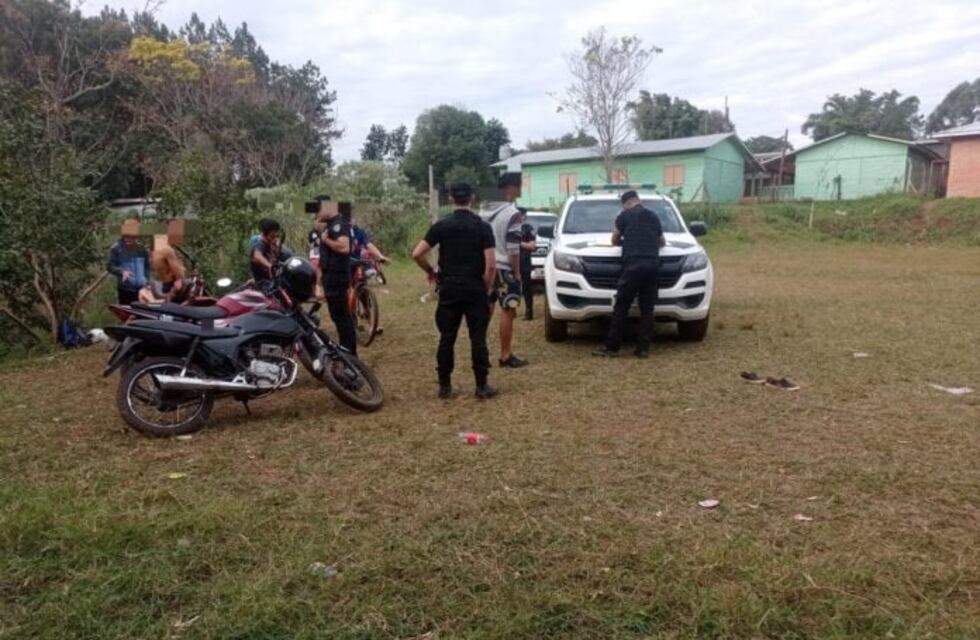 25 de Mayo: jóvenes fueron detenidos tras realizar maniobras peligrosas con sus motocicletas