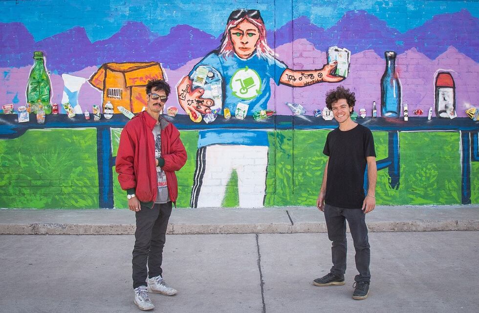 Un mural busca concientizar el cuidado del medio ambiente en Las Heras