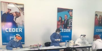 Personal de salud del CEDER Carlos Paz.