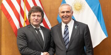 Javier Milei y Marc Stanley