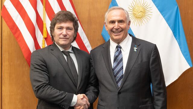 Javier Milei y Marc Stanley