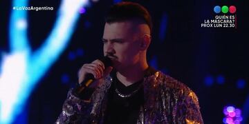 Francisco Escudero pasó a la próxima etapa de La Voz Argentina y sigue representando a Mendoza.