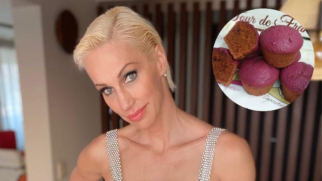 Ingrid Grudke enseñó a hacer cupcakes de remolacha