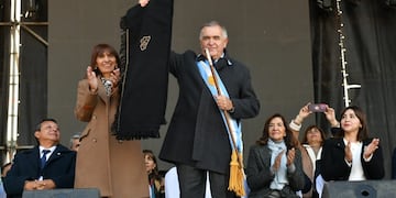 Jaldo participó del cumpleaños de la localidad y destacó el trabajo conjunto con la comuna para impulsar el crecimiento.