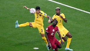 Piero Hincapié, ex defensor de Talleres, fue decisivo para Ecuador en el partido ante Jamaica por Copa América. Foto de Archivo (AP)