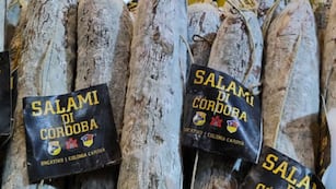 Salami di Córdoba, el nombre que le pusieron al nuevo producto. (Gentileza Córdoba Turismo)
