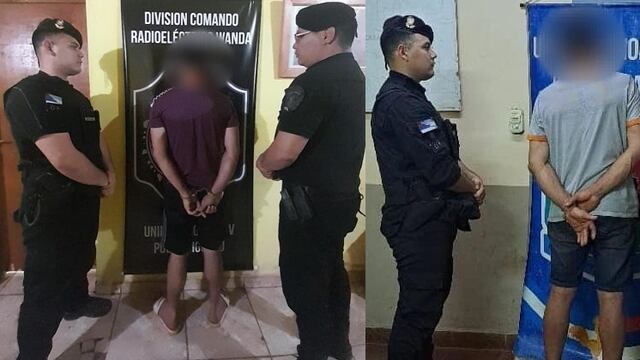 Wanda: detienen a dos individuos y secuestran armas en su poder.