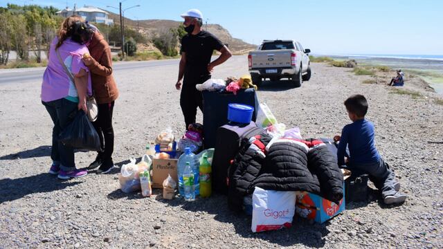 La familia no podía volver a su provincia desde el inicio de la pandemia.