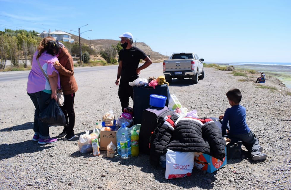 La familia varada en Caleta Olivia consiguió el dinero para volver a Santiago del Estero