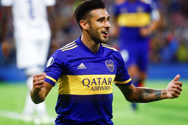 Eduardo Salvio se va de Boca. Jugará en Pumas de México. (AP/Marcos Brindicci/Archivo)