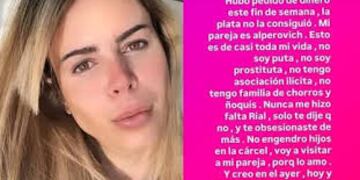 El posteo de Marianela Mirra, donde saca a la luz su relación con el ex gobernador tucumano José Alperovich.