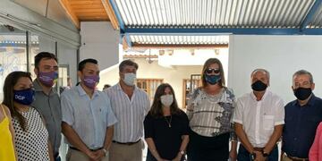 Las autoridades de la provincia y municipales durante la inauguración del refugio para víctimas de violencia de Género en el departamento de San Martín.  Gentileza Gobierno de Mendoza