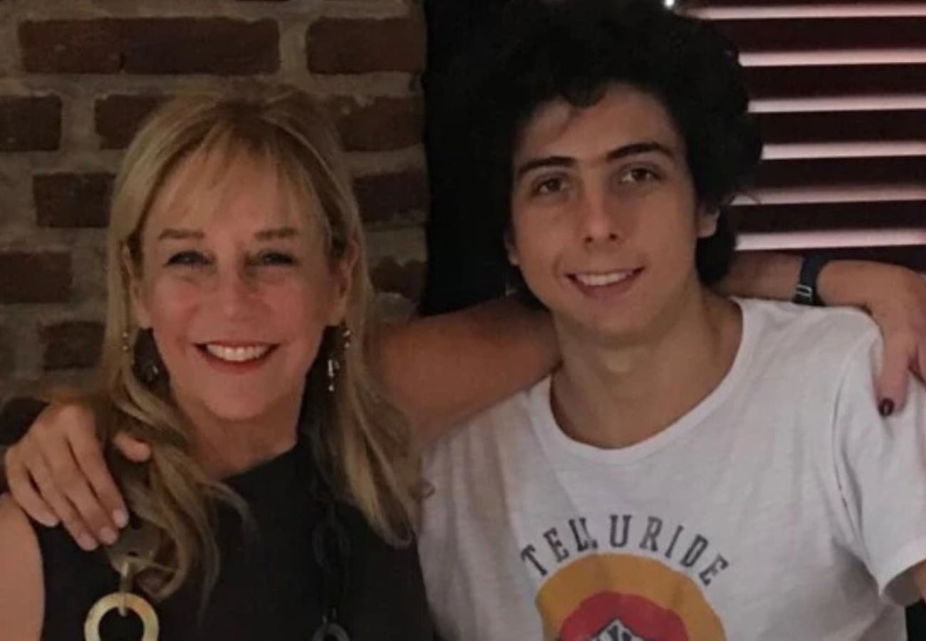 Marcela Tinayre junto a su hijo, Rocco Gastaldi.
