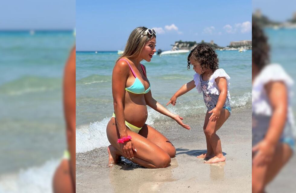 Agustina Gandolfo compartió un tierno video de Nina Martínez practicando para la llegada de su hermanito