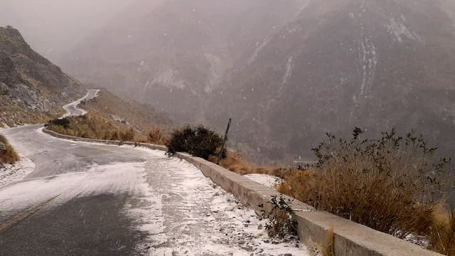 El pronóstico para este fin de semana anticipa el ingreso de una masa fría que podría provocar la caida de aguanieve en las serranias puntanas. Gentileza