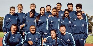Delegación de deportistas argentinos en Berlín.