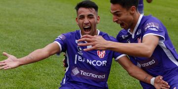 Matías Godoy tuvo un debut soñado en Instituto, con gol incluido. Ahora defenderá la casaca de Talleres (Prensa Instituto).