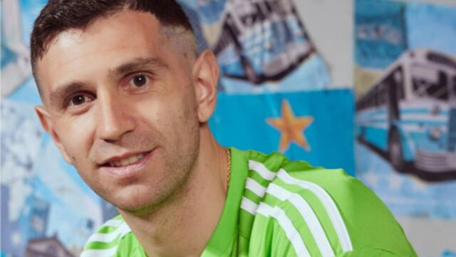 El Dibu Martínez ya tiene su propio perfume.