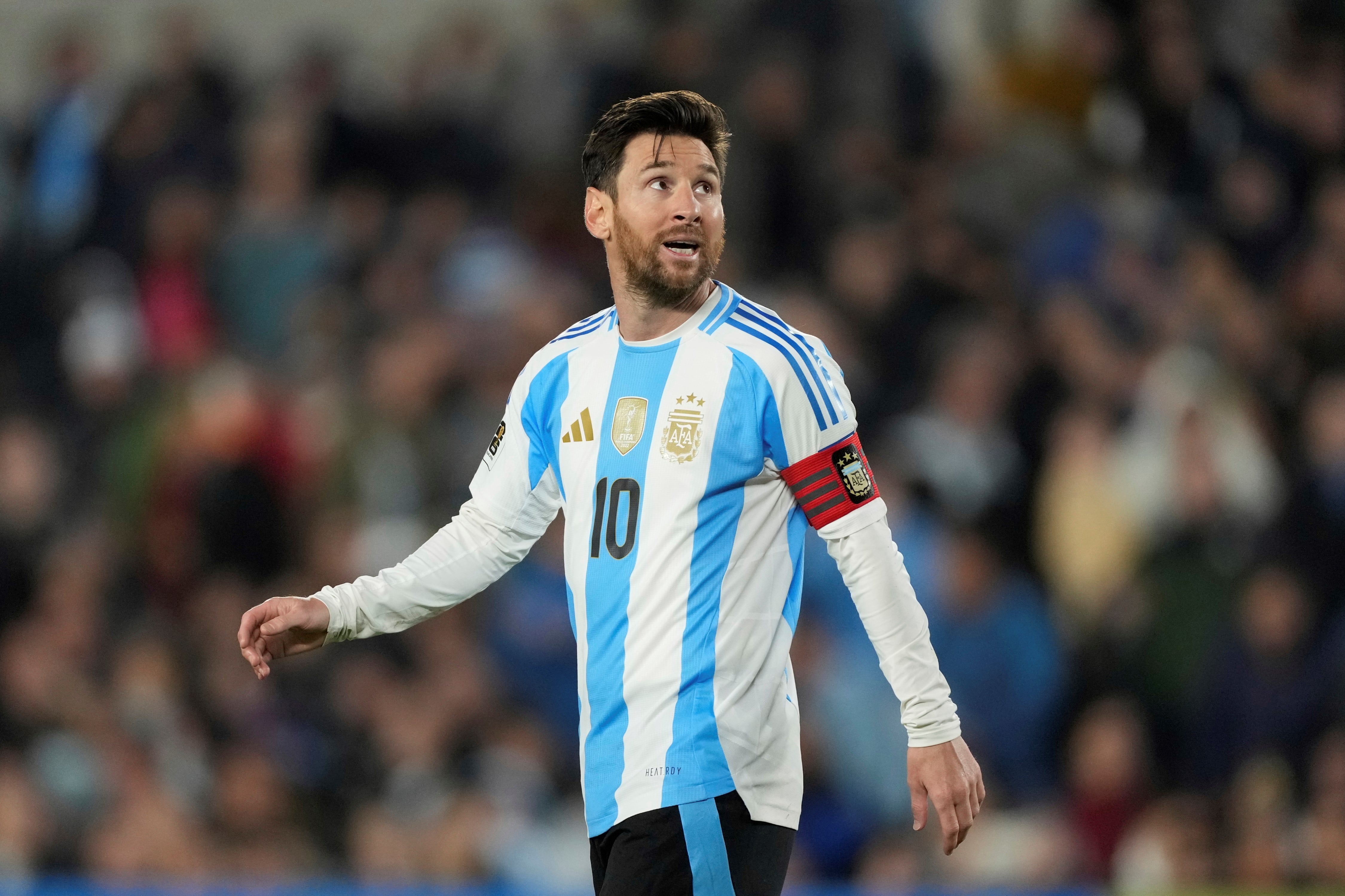 Lionel Messi enfrenta con Argentina a Venezuela por las eliminatorias. (AP)