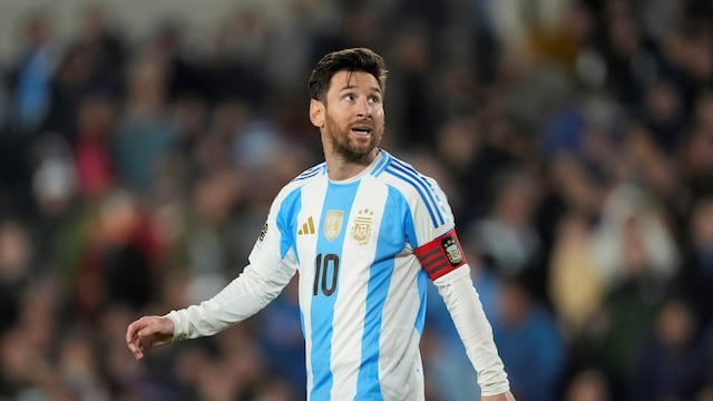 Lionel Messi enfrenta con Argentina a Venezuela por las eliminatorias. (AP)