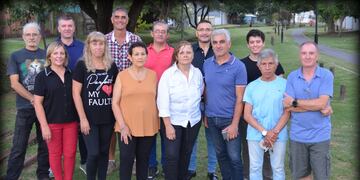 Integrantes de la lista N° 2, "Mosconi avanza"