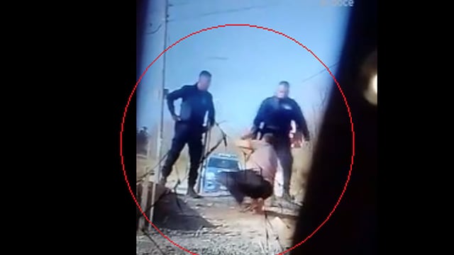 La Falda. Imágenes de Romo con vida antes de ser detenido (Captura de video).